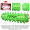 Dog Squeaky Chew Toy with Teeth Cleaning, Floating, Yellow
