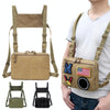 Multi-functional Chest Bag for Outdoor Sports Portable Storage Backpack(Tan)