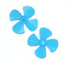 100 PCS Four-Blade Propeller Technology Made Toy Accessories, Random Color Delivery