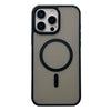 For iPhone 13 Pro Max Frosted Skin Feel MagSafe Phone Case(Black)