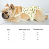 XL Blue Dog Nappies/Diapers - Washable & Reusable (Female)
