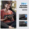 For Samsung Galaxy Tab S10 FE+ Silicone Hybrid PC Tablet Case with Shoulder Strap(Black)