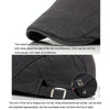 Cotton Solid Color Retro Style Cap Front Cap(Light Khaki)
