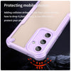 For Samsung Galaxy S25 5G Armor Glaze PC Hybrid TPU Phone Case(Purple)