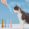Cat Strip Squeeze Feeding Spoon (Gold) - Pet Food Spoon