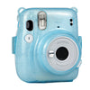 Glitter Power Crystal Case with Strap for FUJIFILM Instax mini 11 (Blue)