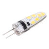 G4 2W 180LM Corn Light Bulb, 12 LED SMD 2835 Silicone, DC 12V, Small Size: 4.1x1x1cm(Warm White)