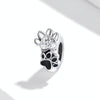 S925 Sterling Silver Pet Imprint Beads DIY Bracelet Necklace Accessories