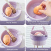 Makeup Brush Cleaning Bowl Storage Drying Rack Silicone Cosmetic Egg Cleaning Tool(Skin Color)