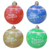 MT709 Yard Christmas Ornaments PVC Inflatable Balls(Blue)