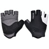 BOODUN Non-slip Half Finger Shock Absorption Breathable Heat Dissipation Outdoor Riding Gloves, Size:M(Black and White)