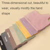 WST-41 Winter Thin Flannel Warm Finger Gloves Nail Protective Gloves, Spec: Mittens (Green)