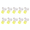 10 PCS 2W T3 Wedge Instrument Panel LED Light Dashboard Gauge Cluster Indicator Lamp Bulb(White Light)