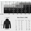 19 Zone 4 Control Blue USB Winter Electric Heated Jacket Warm Thermal Jacket, Size: S