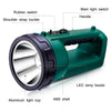 YAGE H103 Strong Light Long Shot LED Searchlight Outdoor Rechargeable High Power Emergency Flashlight(Black Green)