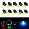 10 PCS 2W T3 Wedge Instrument Panel LED Light Dashboard Gauge Cluster Indicator Lamp Bulb(Ice Blue Light)