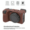 For Sony ILCE-6700 / A6700 Glossy Soft Silicone Protective Case(Coffee)