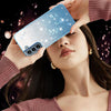 For Samsung Galaxy S21 5G Gradient Glitter Flower All-inclusive Phone Case(Blue)