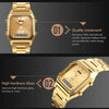 SKMEI 1220 Multifunctional Men Outdoor Business Noctilucent Waterproof Double Display Steel Watchband Wrist Watch (Blue)