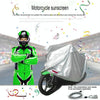 210D Oxford Cloth Motorcycle Electric Car Rainproof Dust-proof Cover, Size: XL (Silver)