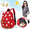 Nylon Stars Printing Kindergarten Children Backpack Schoolbag(Dark Blue)