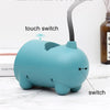 FY003T Small Rabbit USB Charging Desk Lamp with Pen Holder(Dark Blue)
