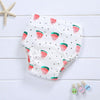 Baby Cotton Washable Four-layer Gauze Diaper, Suitable Height:80 Yards(Strawberry)
