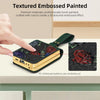 For Samsung Galaxy Z Flip6 VIETAO Integrated Embossed Pattern Full Coverage Phone Case with Wrist Strap(Green)