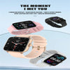 Y22 1.7inch IP67 Color Screen Smart Watch(Rose Gold)