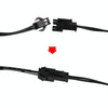 MB-MHL002 Motorcycle Modification Accessories Universal Pasteable Helmet Light Strip(Red)