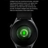 Ochstin 5HK46P 1.36 inch Round Screen Leather Strap Smart Watch with Bluetooth Call Function(Black)