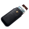 Mobile Phone Leather Waist Bag Holster Pouch M 6.5 Inch Brown