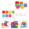 DIY Plush Pillow Toy Three-Dimensional Handmade Doll Material Package(Rainbow Cloud)
