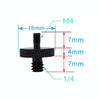 4 PCS Screw Adapter A24 1/4 Male to M4 Male Screw
