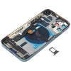 iPhone 12 Pro Back Cover Assembly (Blue) - With Side Keys & Wireless Charging