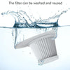 Car Wired Portable 120W Handheld Powerful Vacuum Cleaner with LED Light Cable Length: 5m(White)