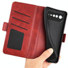 For Asus ROG Phone 6 Dual-side Magnetic Buckle Horizontal Flip Leather Phone Case(Red)