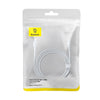 Baseus Pudding Series 20W Type-C to 8 Pin Fast Charging Data Cable, Length:1.2m(White)