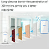 Wireless Doorbell 300m Range 38 Ringtones EU Plug Black
