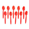 10pcs Halloween Disposable Blood Handprint Tableware Horror Party Decoration, Style: Red Spoons