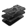 For Samsung Galaxy S23+ 5G Armor Bear Shockproof PC + TPU Phone Case with Ring(Black)