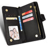 For Alcatel 1S 2021 / 3L 2021 Litchi Texture Zipper Leather Phone Case(Black)
