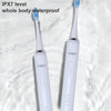 VGR V-805 IPX7 USB Magnetic Suspension Sonic Shock Toothbrush with Memory Function(White)