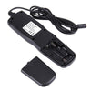RST-7001 LCD Screen Time Lapse Intervalometer Shutter Release Digital Timer Remote Controller with C6 Cable for CANON 1000D/550D/60D, PENTAX:K20D/K200D/K10D, SAMSUNG GX-20/GX-10 Camera(Black)