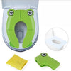 Frog-Shaped PP Material Environmental Protection Children Travel Portable Toilet Seat(Green)