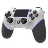 Wireless Bluetooth Rubberized Gamepad For PS4(White Green)