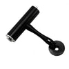 Road Bike T-Handle Mountain Bike Aluminum Alloy Extension Frame Lamp Clip Fixing Seat Extension Frame(Black)
