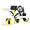 P3-1 Fitness Exercise Hanging Pulling Rope TRP3X Wall Pulley Yoga Belt, Main Belt: 1.4m, Home Version (Black+Yellow)