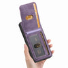 For Samsung Galaxy Note20 Ultra Retro Splitable Magnetic Stand Card Bag Leather Phone Case(Purple)
