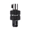 PULUZ 360 Degree Rotation CNC Swivel Pivot Extension Arm Tripod Mount for GoPro, Insta360, DJI and Other Action Cameras